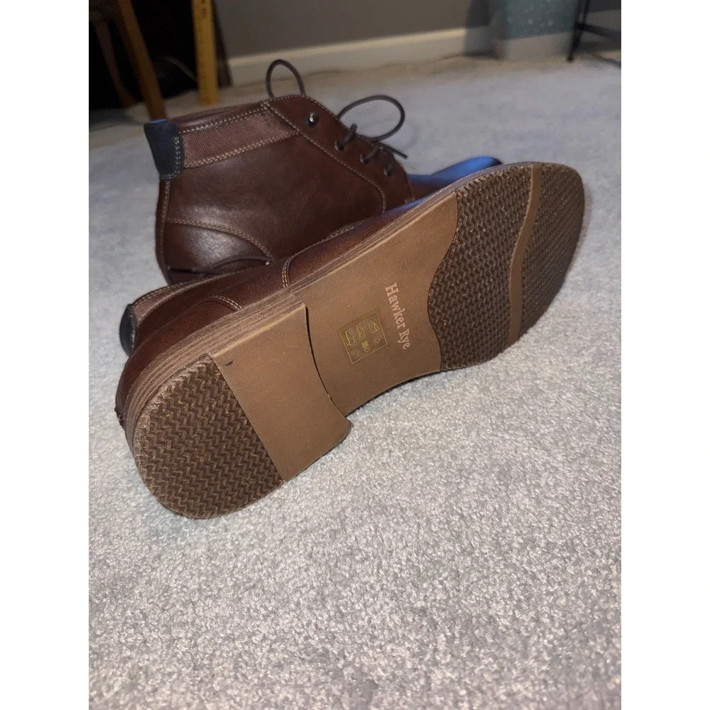 Hawker Rye Men's Brown Chukka Boots Size‎ 11 Lace up Dress Casual